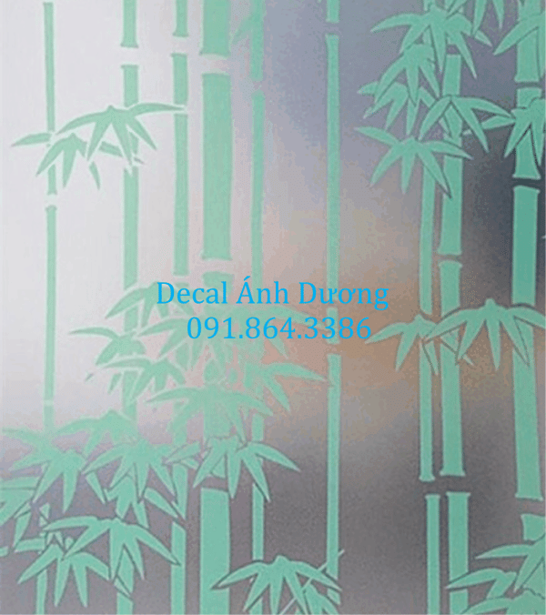 Dán decal kính 0004